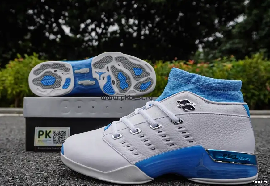 GOD PK 17 Jordan SHIP MATERIALS Blue TO Retro RETAIL SP READY University Low 0604